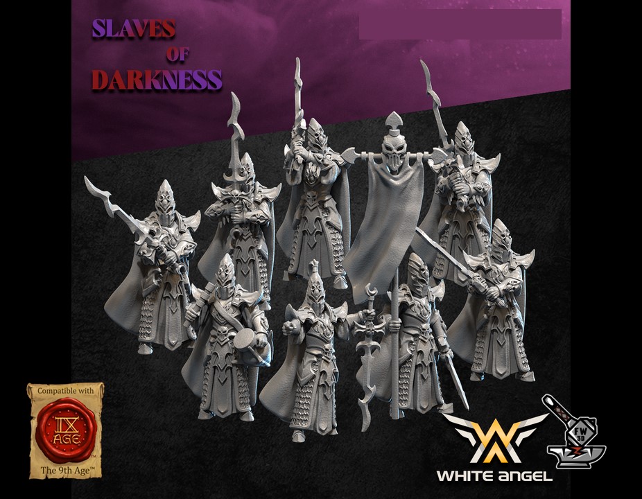 10 DARK DEATH GUARD Elfes Noirs