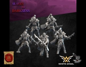 10 Ombres elfes Noirs avec épées