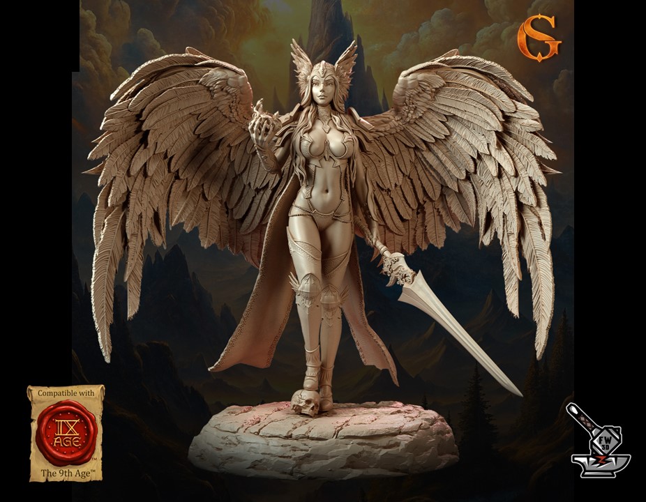 Hrist Odsdottr, Valkyrie avec socle