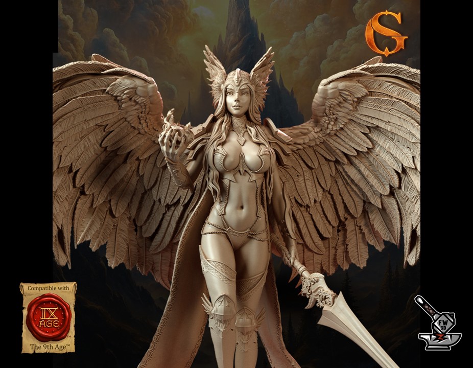 Hrist Odsdottr, Valkyrie avec socle - Image 2
