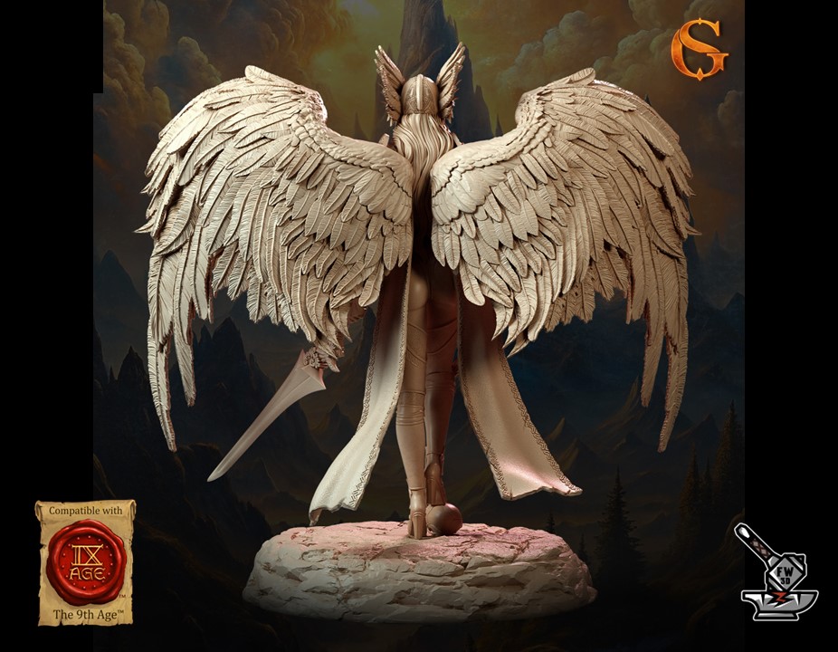 Hrist Odsdottr, Valkyrie avec socle - Image 3
