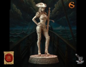Gisela Krause, Landsknecht avec socle