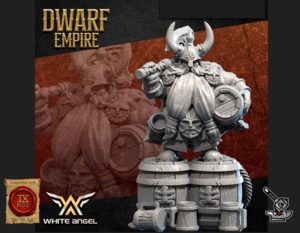Seigneur de l'Empire Nain avec tonneaux
