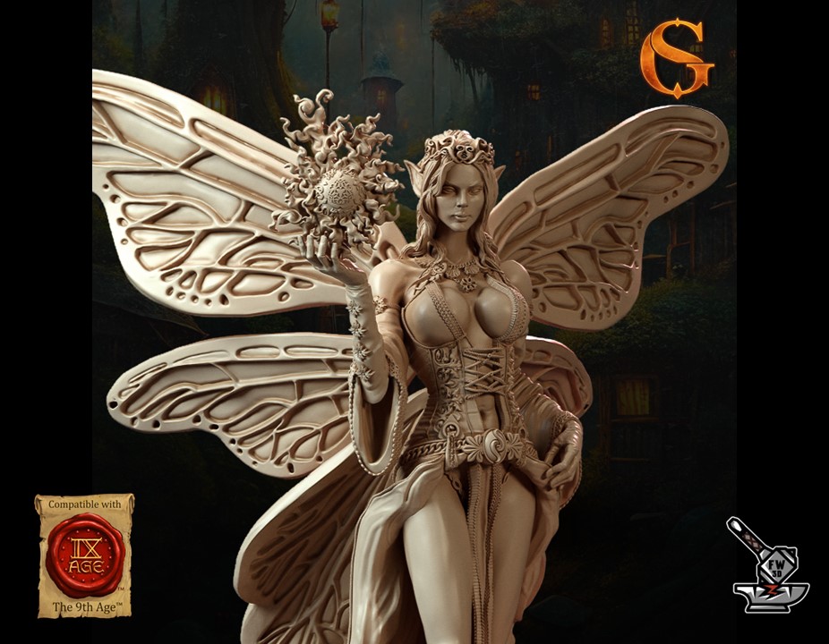 Nora Petalsplay, Fairy Enchantress with base - Image 2