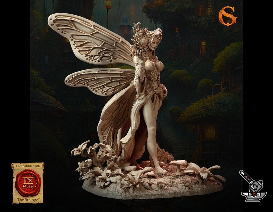 Nora Petalsplay, Fairy Enchantress with base - Image 4