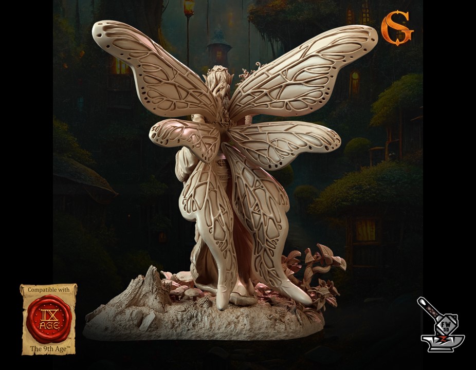 Nora Petalsplay, Fairy Enchantress with base - Image 5