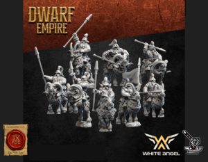 10 cavaliers de l'Empire Nains sur chèvre