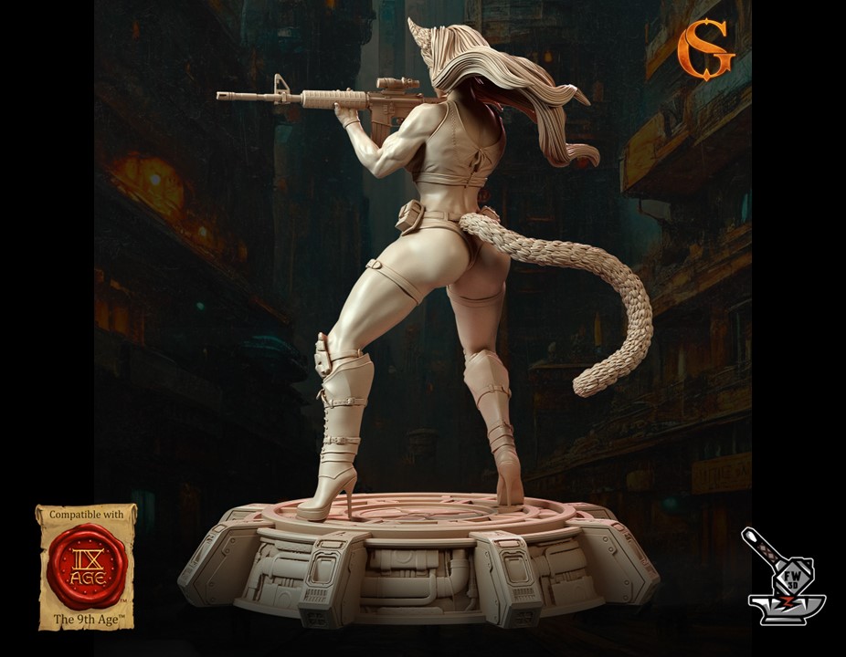 Neko Canona, Catgirl avec socle – Image 3