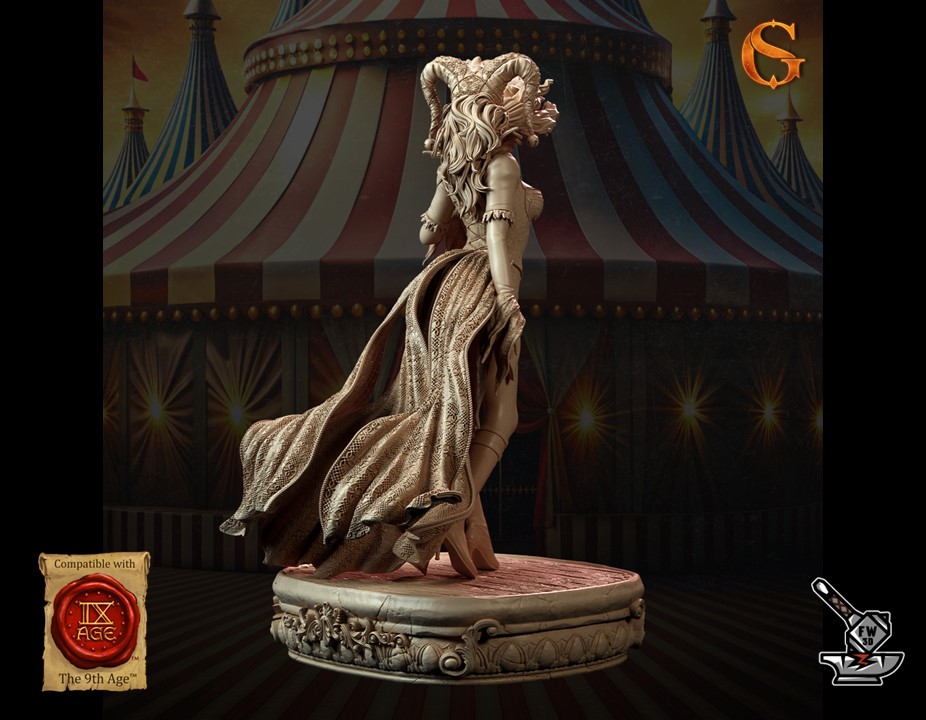 Aithne, Fire Eater avec socle – Image 5
