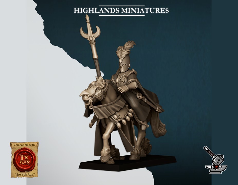 Mage Aegean Elfe monté