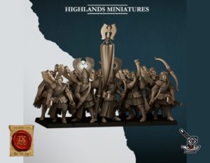 10 Lions Aegean Elfes avec arcs