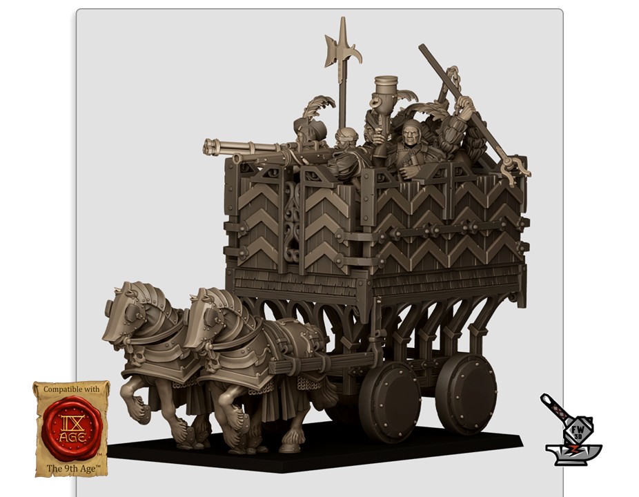 Sunland armored cart and its engineers - Image 5