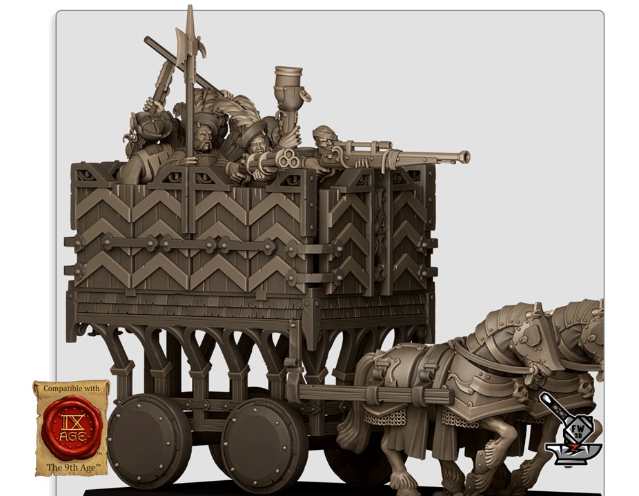 Sunland armored cart and its engineers - Image 4
