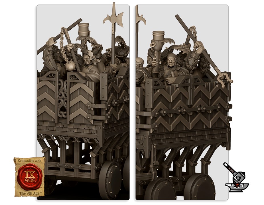 Sunland armored cart and its engineers - Image 2