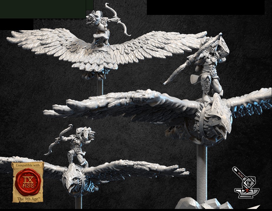 3 chevaucheurs d'Aigles ancestraux des forêts - Image 3