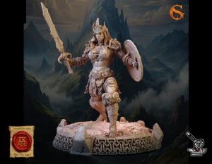 Briana Dawnbringer avec socle
