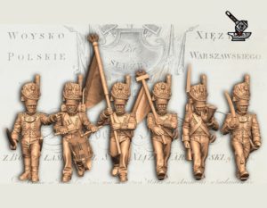 6 commandement / tête de colonne grenadiers (Grand Duché de Varsovie)