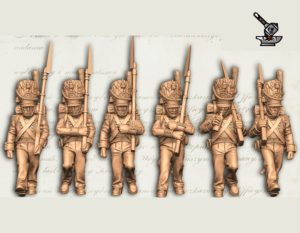 6 grenadiers Polonais (Grand Duché de Varsovie)