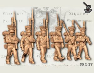 6 voltigeurs Polonais (Grand Duché de Varsovie)