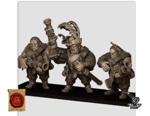 3 Arquebusiers Ogres du Sunland