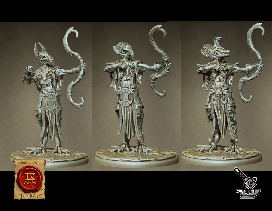 Shabtis momies avec arcs