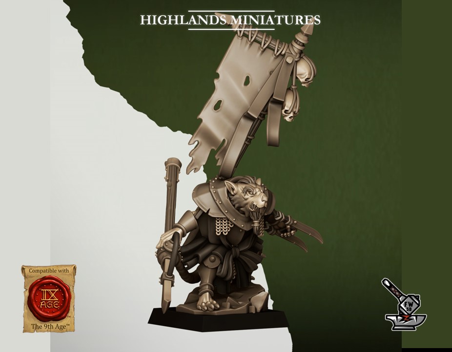 Sewer vermin Warlord (with all weapons) - Image 4