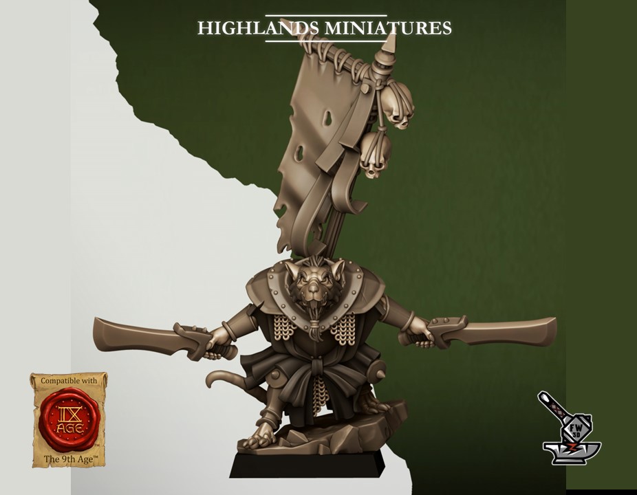 Sewer vermin Warlord (with all weapons) - Image 3