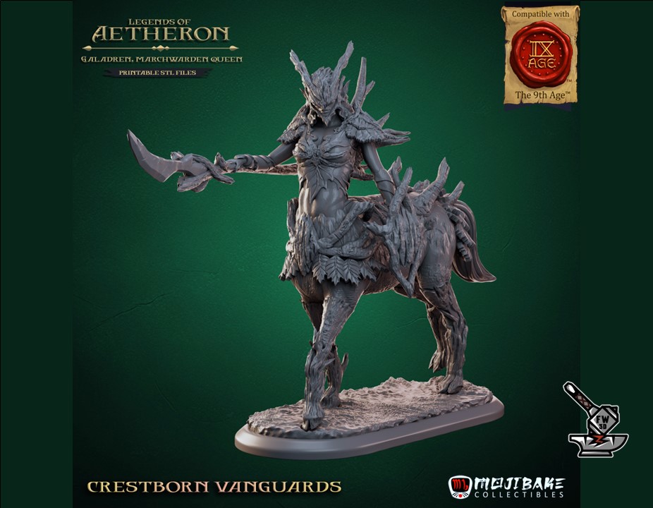 5 Crestborn Vanguards avec socles décorés - Image 6