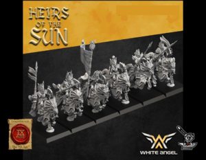 6 Princes dragon Elfes Heirs of the Sun montés