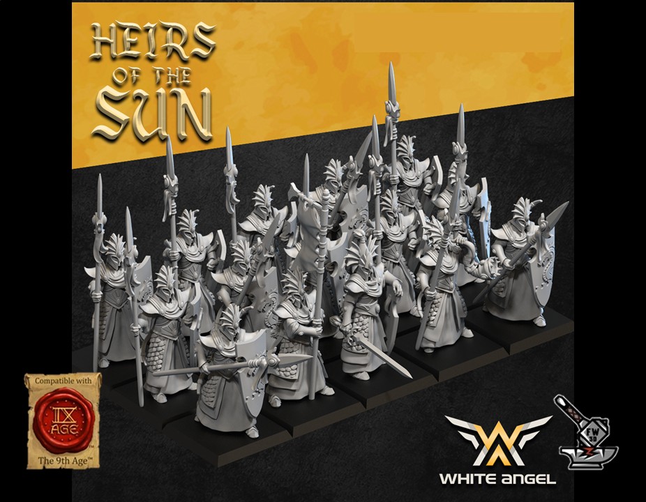 10 Gardes Elfes de l'océan Heirs of the Sun