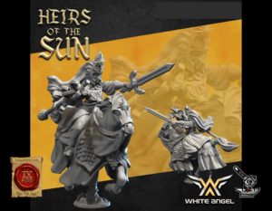 Grande prêtresse Heirs of the Sun sur cheval