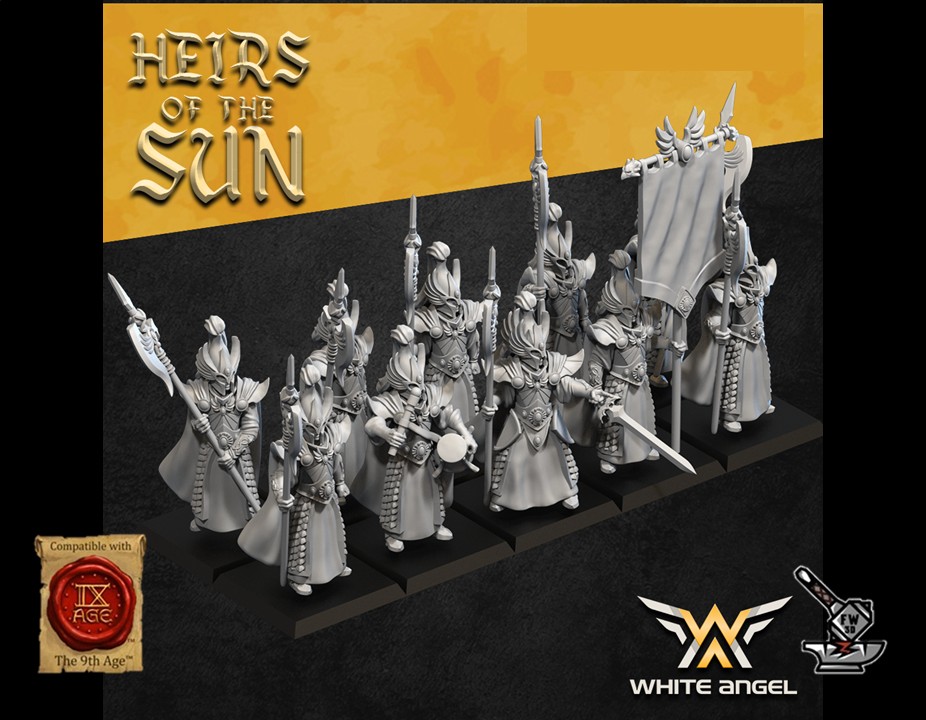 10 Gardes impériaux Elfes Heirs of the Sun