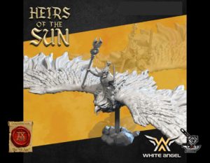 Archimage Elfe Heirs of the Sun sur phénix de feu