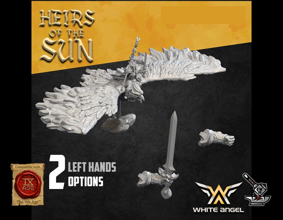 Archimage Elfe Heirs of the Sun sur phénix de feu – Image 3
