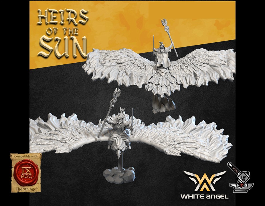 Archimage Elfe Heirs of the Sun sur phénix de feu – Image 2