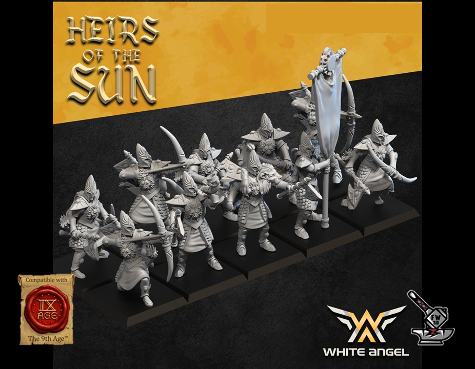 10 scouts Elfes du Lion Heirs of the Sun (Archers Elfes du Lion)