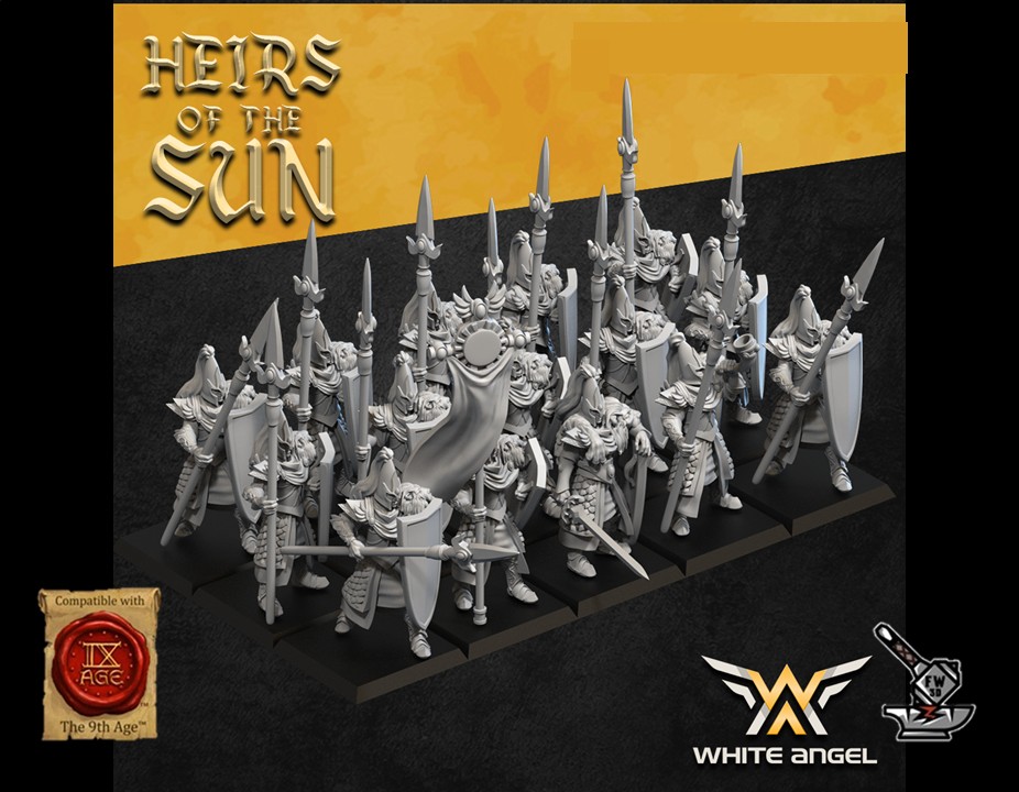 10 Gardes Lions Elfes du Lion Heirs of the Sun