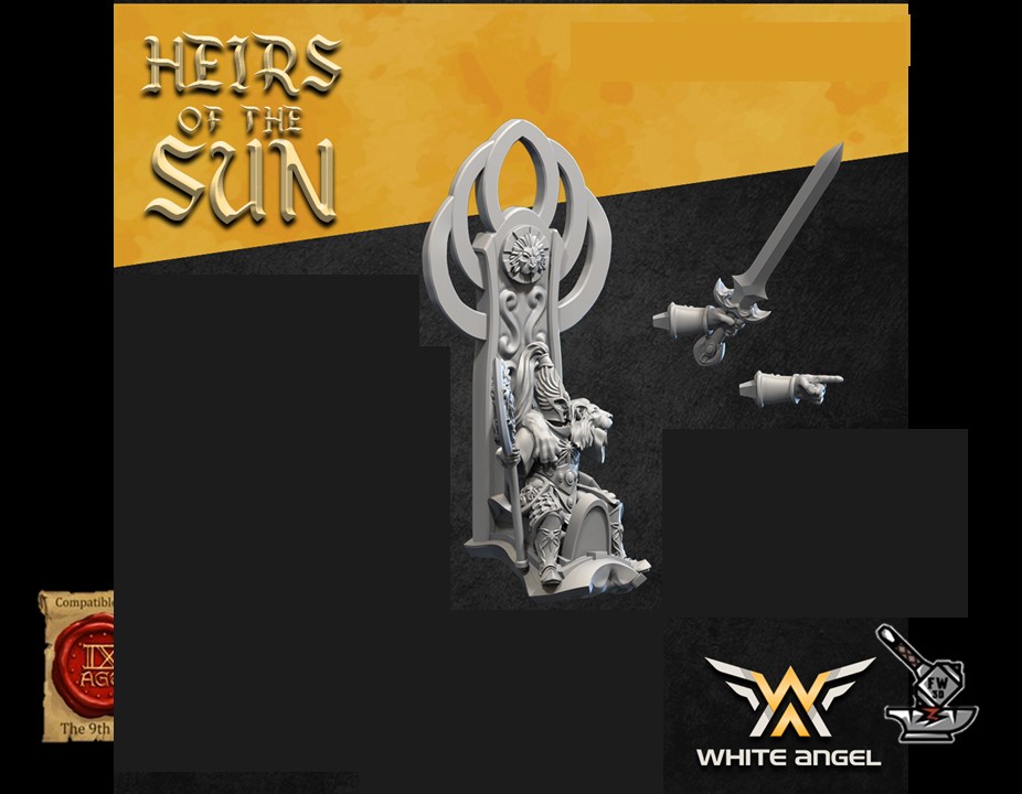 Lion Elf Lord Heirs of Sun on Lion Dragon - Image 2