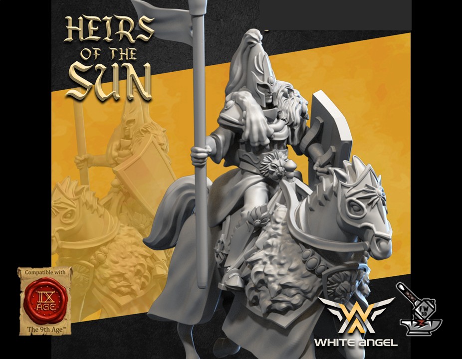 5 gardes impériaux montés des Elfes du Lion Heirs of the Sun – Image 2