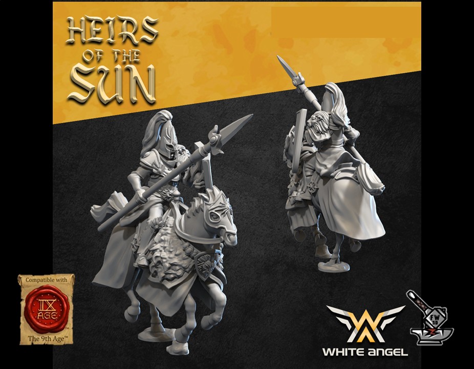 5 gardes impériaux montés des Elfes du Lion Heirs of the Sun – Image 5
