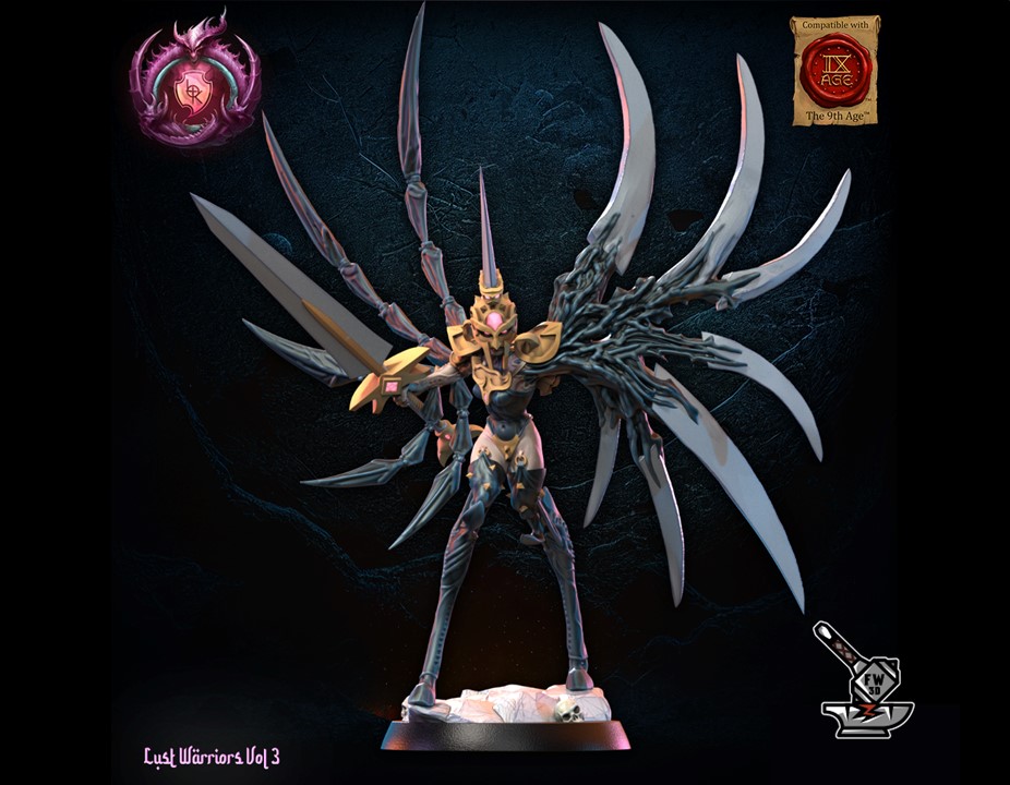Clair, le Claymore, avec casque
