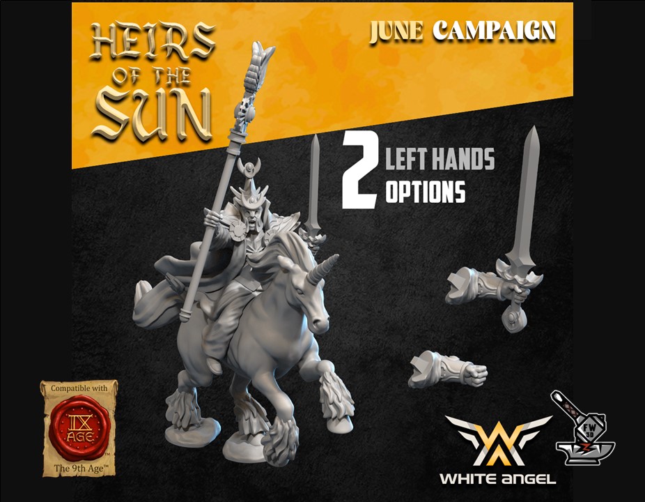 Archimage Elfe Heirs of the Sun sur licorne - Image 3