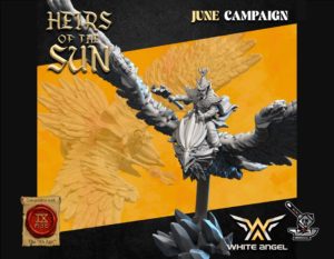 Archimage Elfe Heirs of the Sun sur phénix de glace