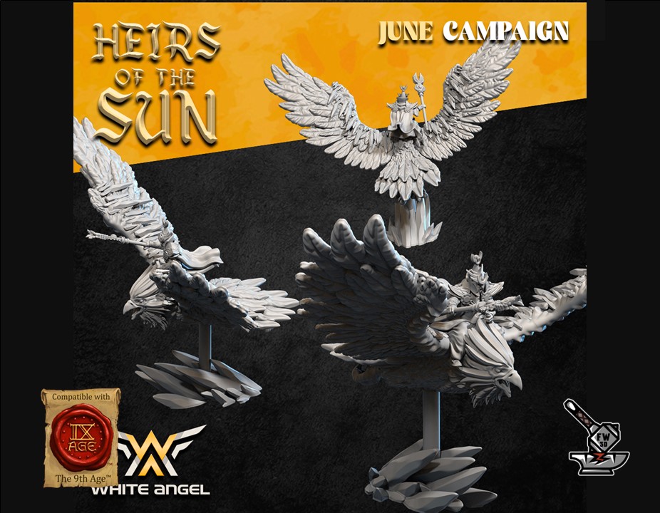 Archimage Elfe Heirs of the Sun sur phénix de glace - Image 2
