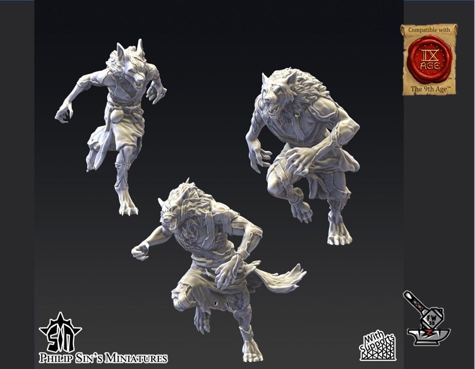 3 Chaos Abyss Wolves