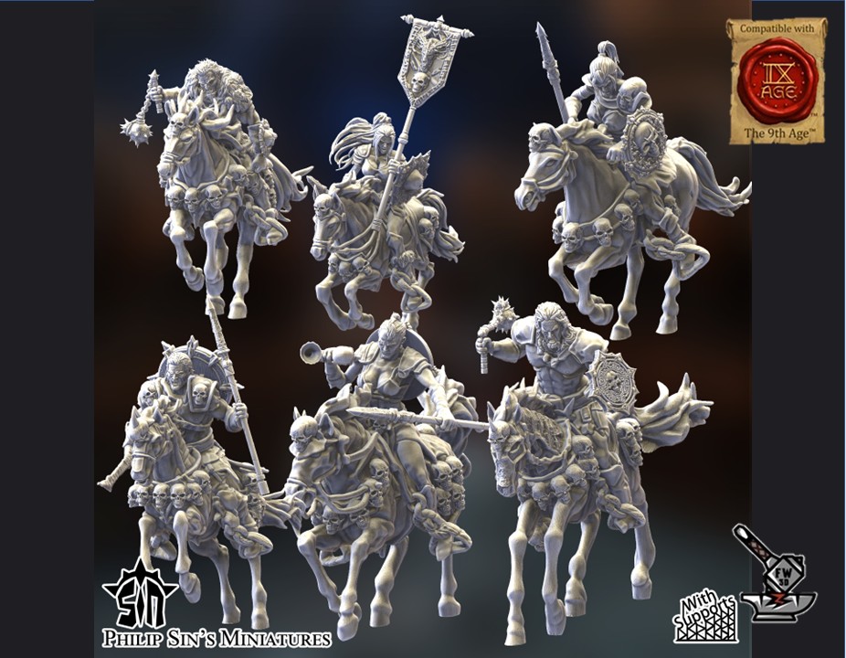 6 Cavaliers maraudeurs du Chaos