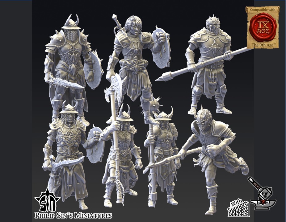 10 Legionnaires Barbarians of Chaos