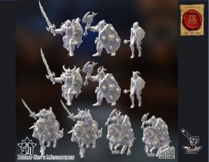 10 Seigneurs du chaos- Du guerrier au seigneur du chaos (Phases d'évolution de 3 personnages)
