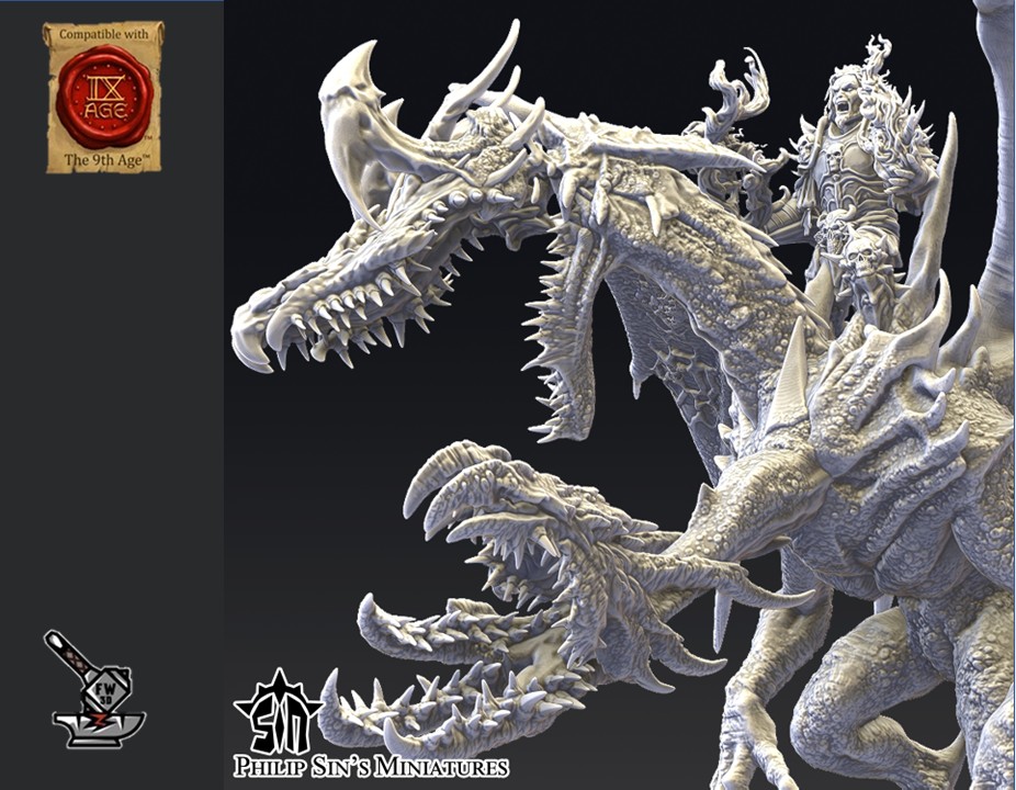 Two -headed chaos dragon (character) - Image 2