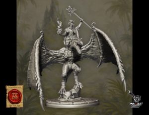 Sorcier du Chaos sur monture ailé
